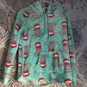 Fuzzy cool Santa sweatshirt